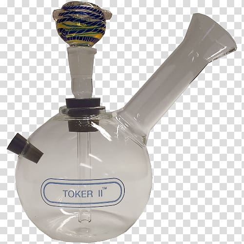 Tobacco pipe Glass Bong Smoking pipe, glass transparent background PNG  clipart