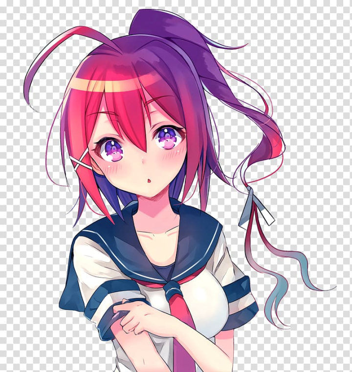 Anime Girl Drawing PNG, Vector, PSD, and Clipart With Transparent  Background for Free Download