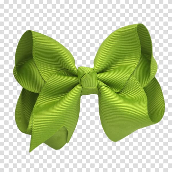 green hair bow clipart