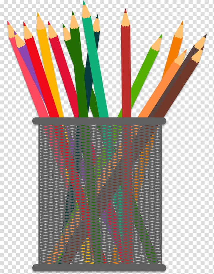 Pens, pencils, markers vector set isolated on green background, ballpoint  pens, lead orange point pen with red eraser, flat biro pen and pencil,  stationery set drawing cartoon illustration 29781863 Vector Art at