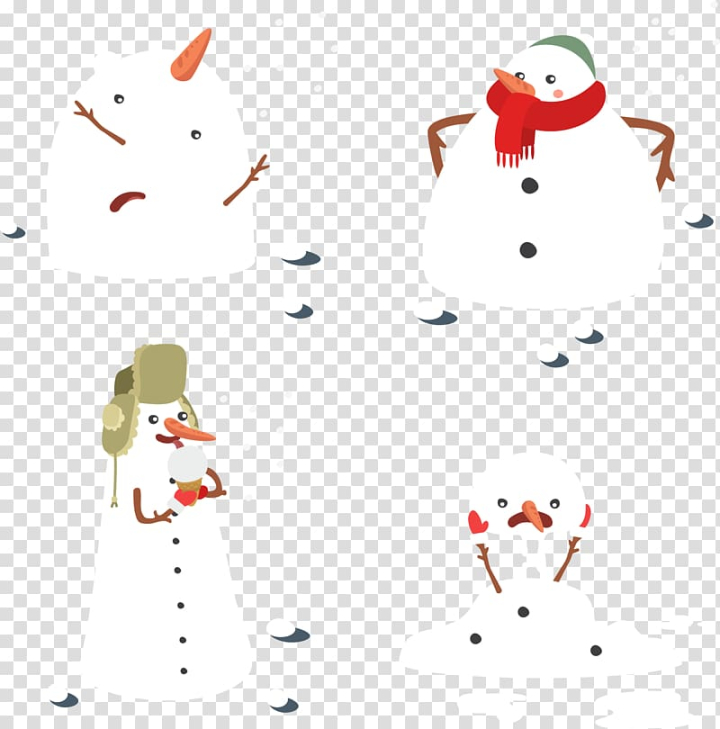 Melting Snowman PNG, Vector, PSD, and Clipart With Transparent Background  for Free Download