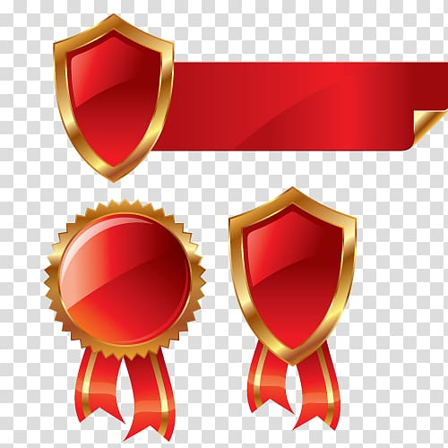 Premium Vector | 75th anniversary logo with badge style anniversary logo  with gold color and red ribbon logo vector