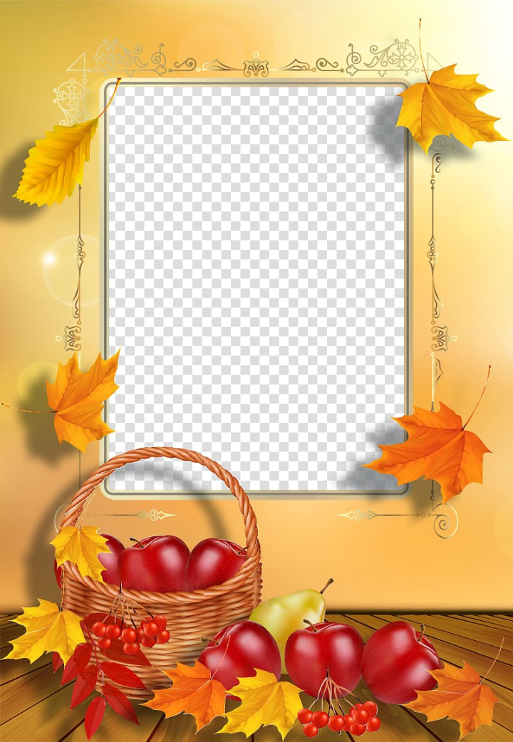 Free: Frame Autumn , Autumn Leaves Frame transparent background PNG ...