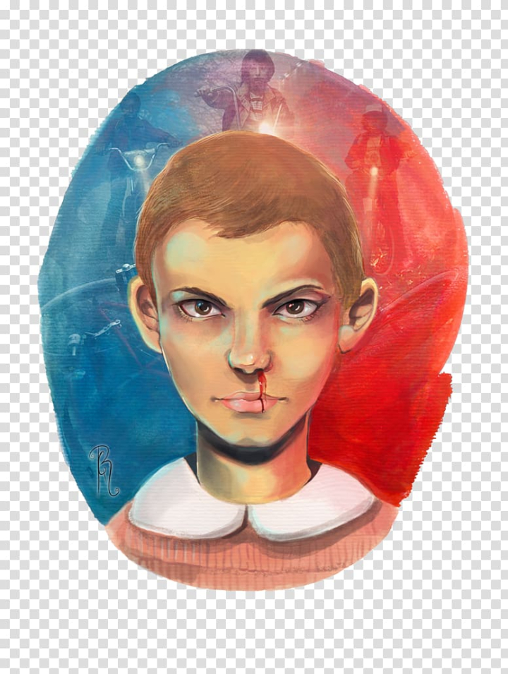 stranger,things,t,shirt,watercolor,brush,top,television show,stranger things  season 2,netflix,forehead,fan art,clothing,cheek,tshirt,eleven,stranger things,t-shirt,hoodie,drawing,png clipart,free png,transparent background,free clipart,clip art,free download,png,comhiclipart