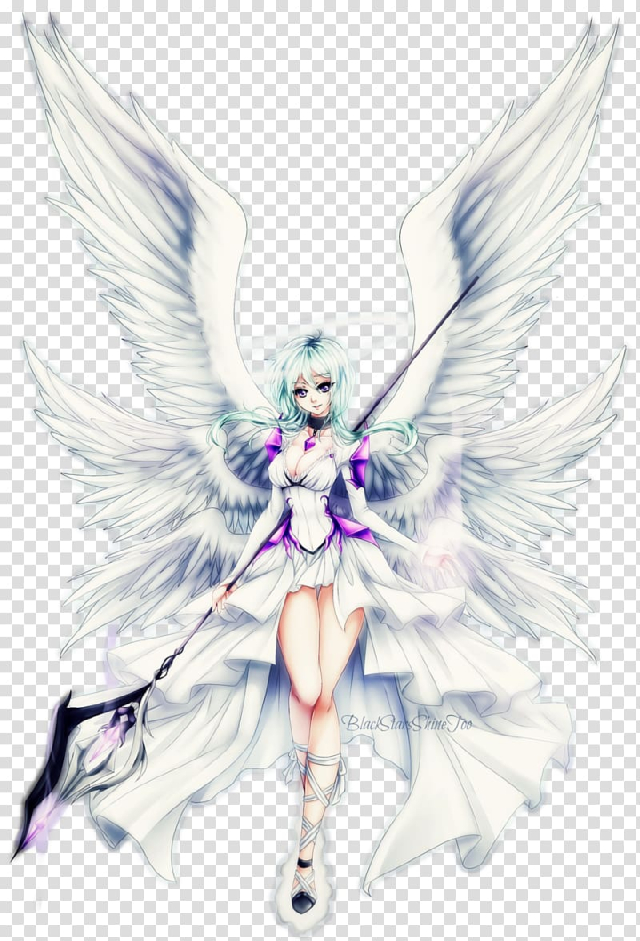 drawings of anime fallen angels