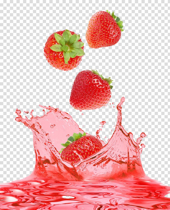 Free: Strawberry on juice, Strawberry juice Cheesecake Fruit