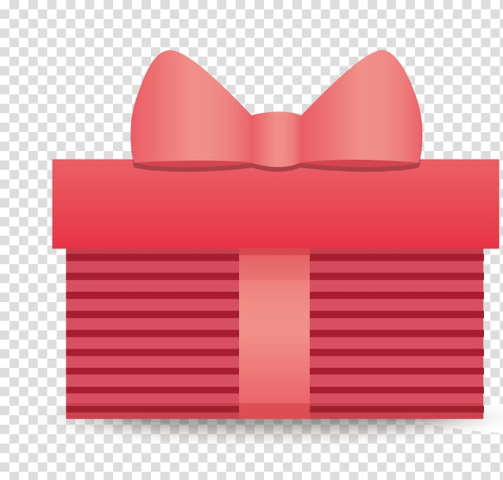 Cute Pink Gift Box Transparent PNG Clip Art Image