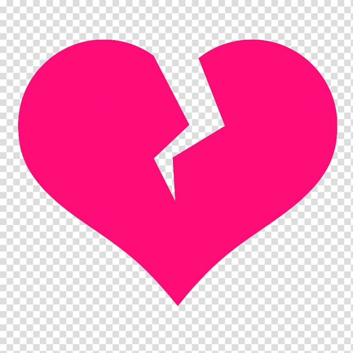 Free: Broken heart Computer Icons , Cracked Heart transparent background  PNG clipart 