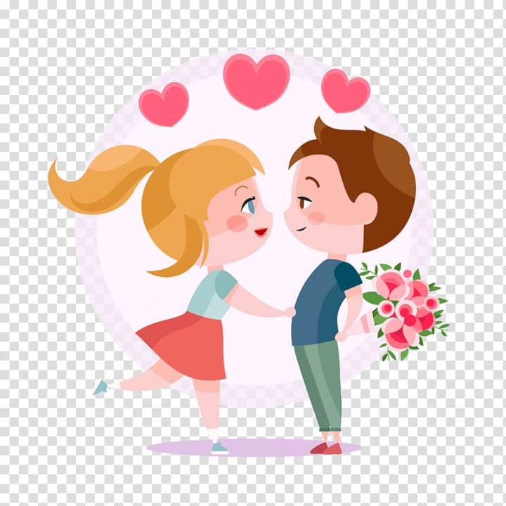 Free: Valentines Day Love Gift February 14 couple, Wedding cartoon  transparent background PNG clipart 
