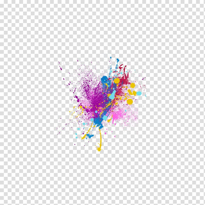 Free: Multicolored abstract painting, Sticker PicsArt Studio Color Paint  Stain, smoke transparent background PNG clipart 