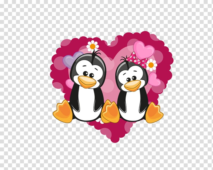 Free: Penguin Drawing Illustration, color loving little penguin animal  transparent background PNG clipart 