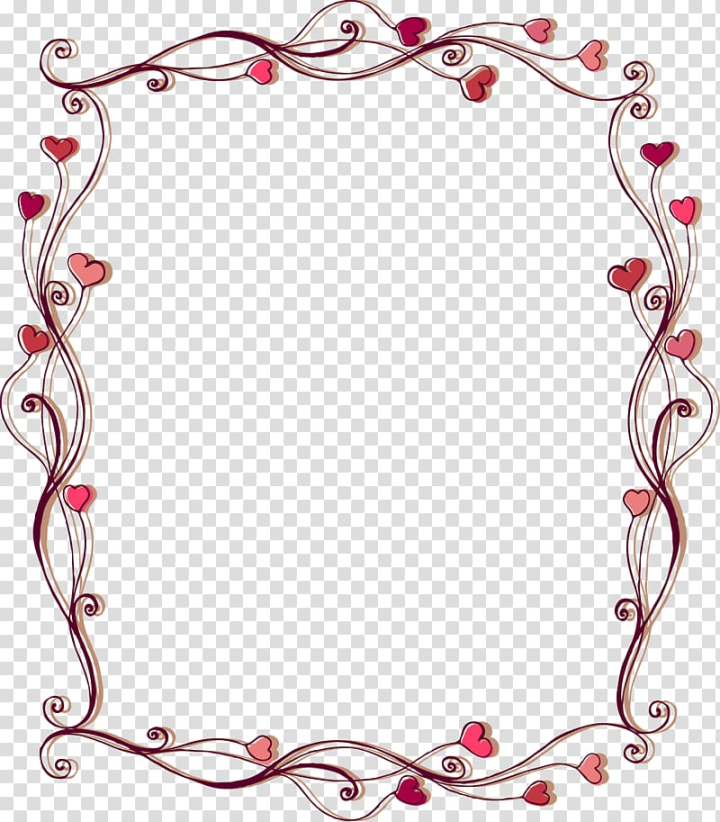Heart With Love Clipart Transparent Background, Red Pink Love