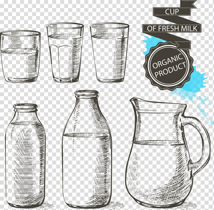 Milk Glass PNG Transparent Images Free Download, Vector Files