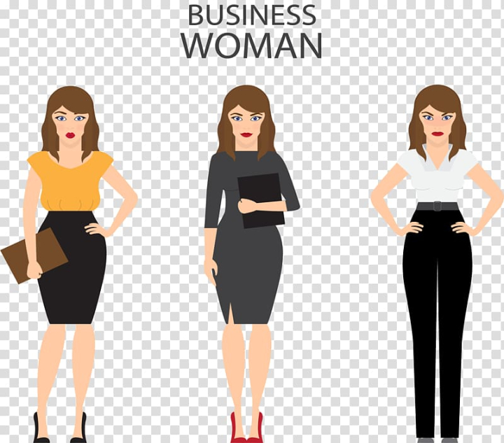 businesswoman clipart black and white flower