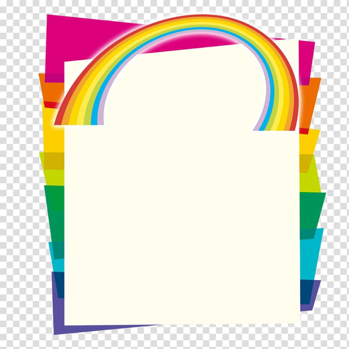 Free: Assorted-color paper bag frame illustration, School Color Brochure,  Color borders school brochures transparent background PNG clipart 