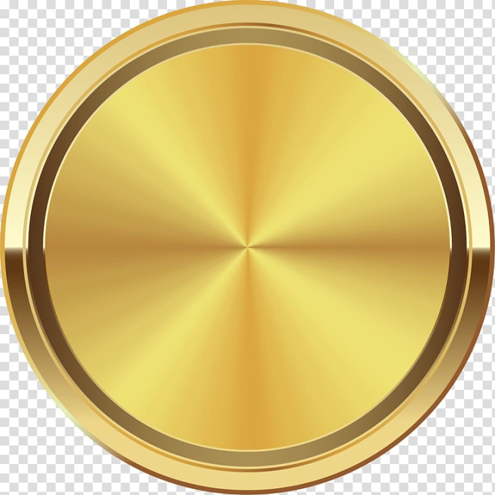 Free: Round gold-colored coin , Circle Gold Disk , Hand painted Golden  Circle card transparent background PNG clipart 