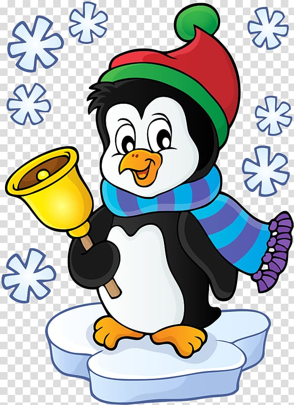 Free: Penguin Christmas , Cute little penguin transparent background PNG  clipart 