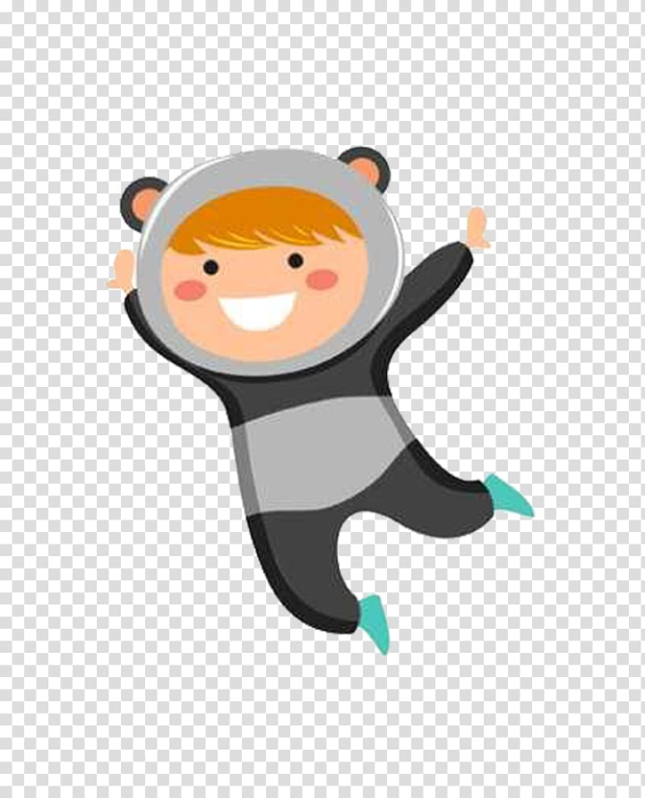 Free: Halloween costume Child, Cartoon panda clothes transparent background  PNG clipart 