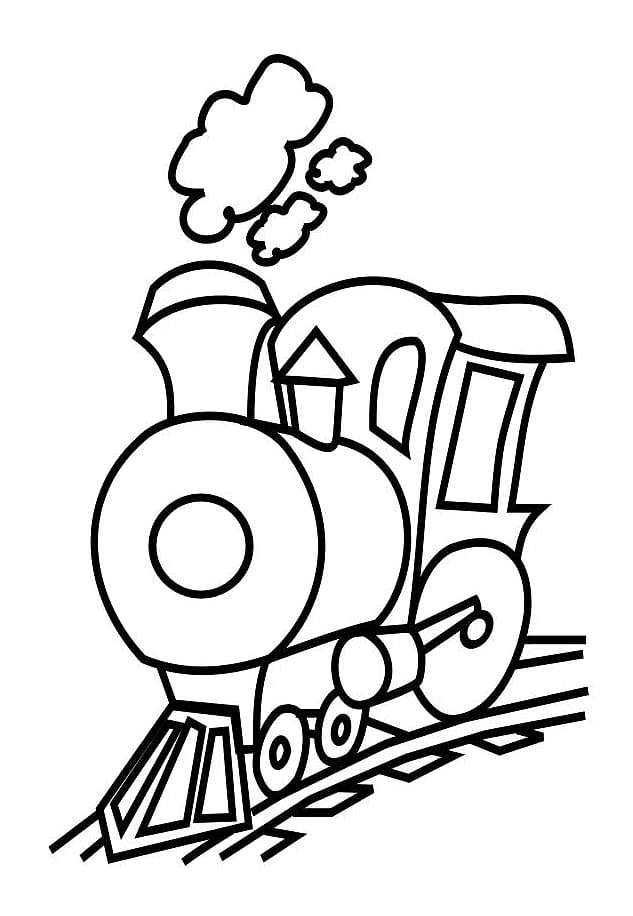 antimated train clipart