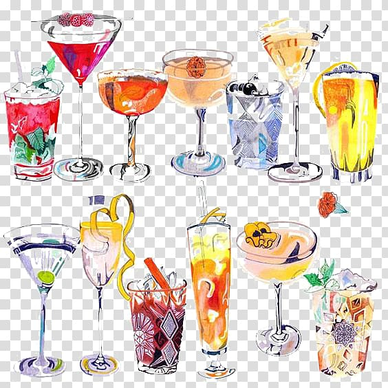 Cocktail Drawing PNG Transparent Images Free Download  Vector Files   Pngtree