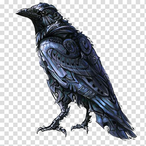 Free: Visual arts Drawing Bird Illustration, crow transparent background  PNG clipart 