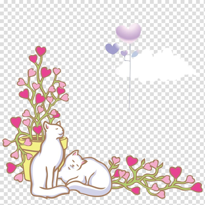 Two Cats PNG Images With Transparent Background