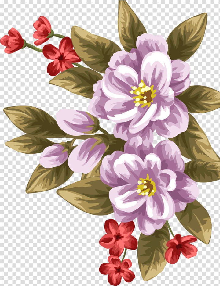 Purple Colour Flower PNG Transparent Images Free Download, Vector Files