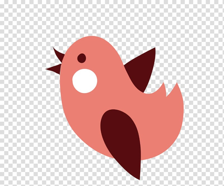 red bird flying clipart