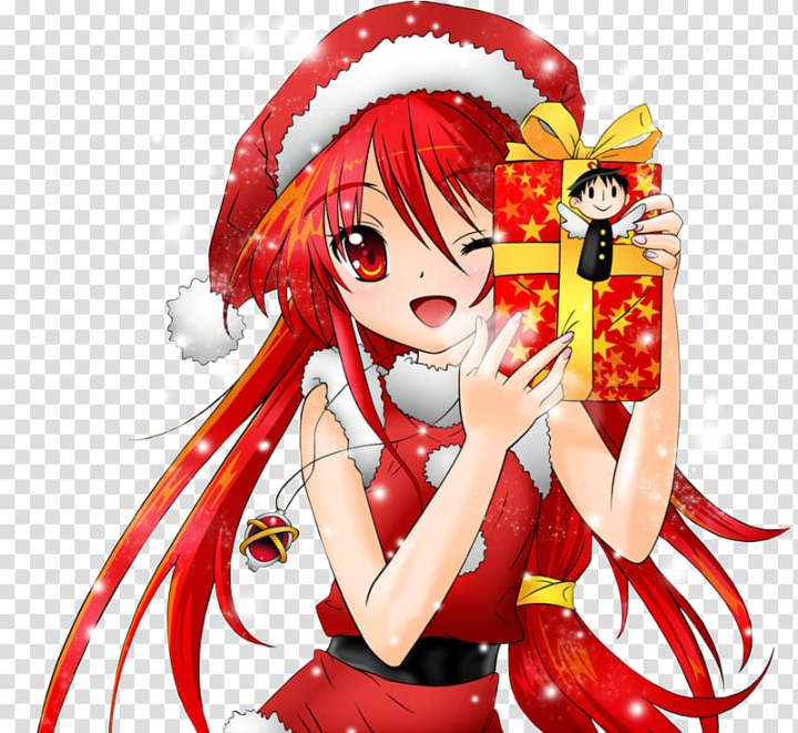 Free: Sirjustinfromca Rikka Takanashi Santa Hat Edition By - Merry  Christmas Anime Gif 