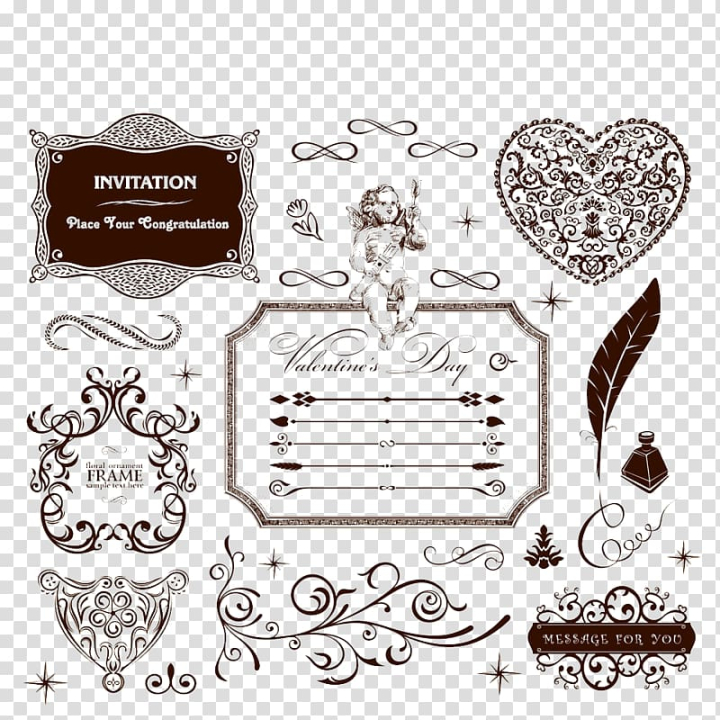 Wedding Stickers PNG Transparent Images Free Download, Vector Files