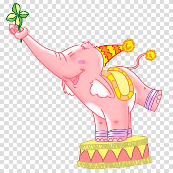 Free: Circus Elephant Cartoon , watercolor elephant transparent background  PNG clipart 