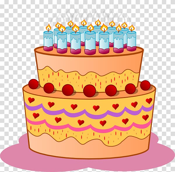 Free: Birthday cake Torte Frosting & Icing , bolo transparent background PNG  clipart 