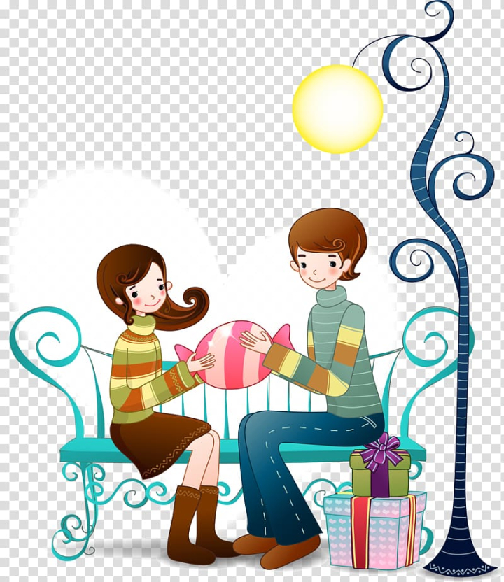 Romance Drawing couple Love, couple transparent background PNG clipart