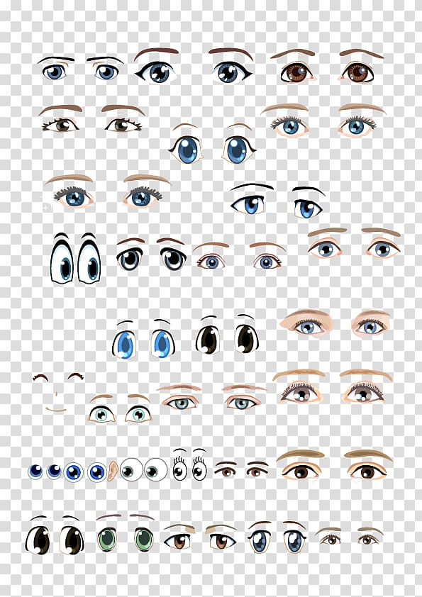 Anime Eyes White Background Clipart , Png Download - Anime Eyes
