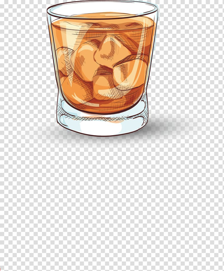 Whisky Tumbler Glass With Ice Cubes Mockup - Free Download Images High  Quality PNG, JPG