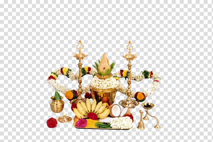 Free: Fruits and flower arrangement screenshot, Temple Puja , ganesha  transparent background PNG clipart 