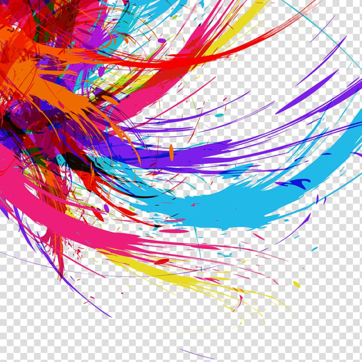 Free: Multicolored abstract painting, Graphic design Logo, Colorful  Background transparent background PNG clipart 