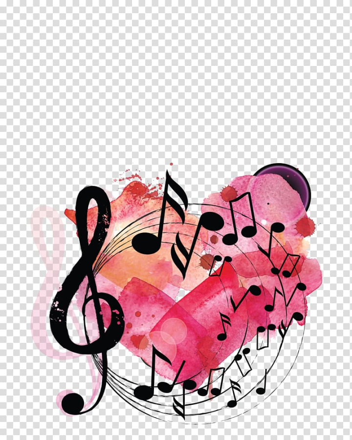 Free: G-clef and musical notes graphic illustration, Musical note Poster Background  music, color graffiti notes creative transparent background PNG clipart -  