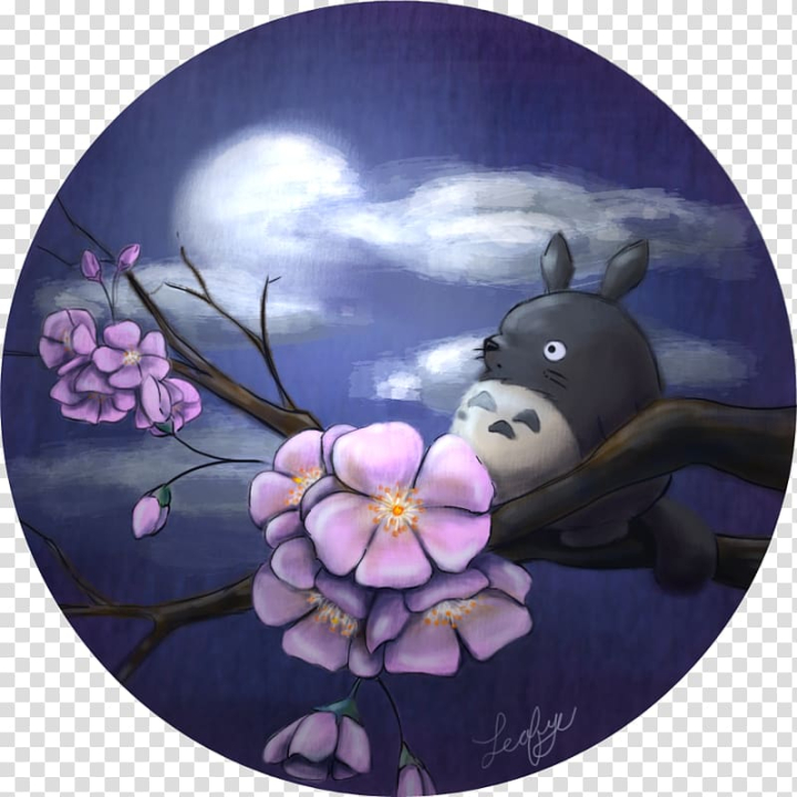ghibli,museum,studio,totoro,watercolor painting,miscellaneous,purple,violet,others,flower,my neighbor totoro,hayao miyazaki,spirited away,princess mononoke,plant,fan art,ghibli museum,catbus,drawing,studio ghibli,png clipart,free png,transparent background,free clipart,clip art,free download,png,comhiclipart
