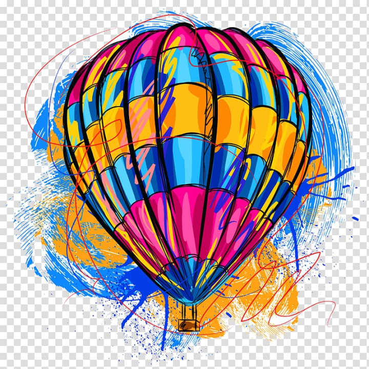 Hot Air Balloon Cartoon PNG – Free Download