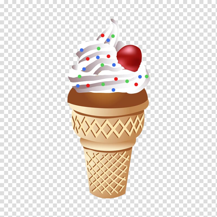 Download Ice Cream, Sundae Cone, Cartoon Ice Cream. Royalty-Free