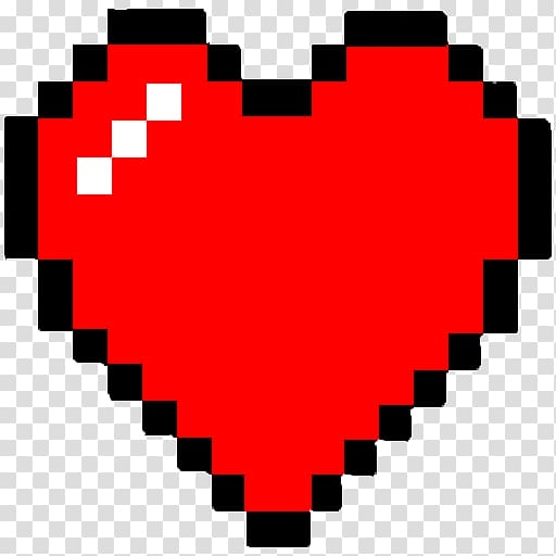 Free: Red heart illustration, Pixel art Minecraft, Minecraft transparent background  PNG clipart 