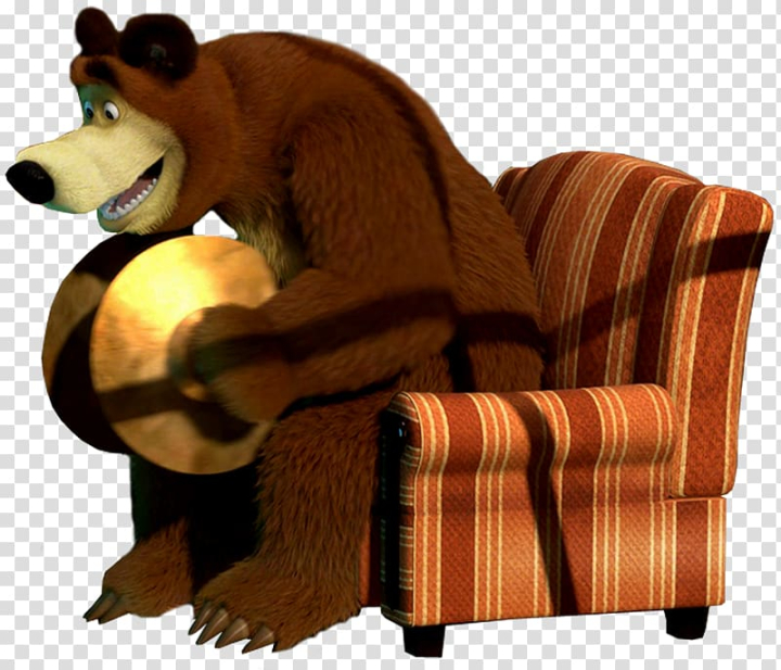 Free: Bear Masha Animation , masha y el oso transparent background PNG  clipart 