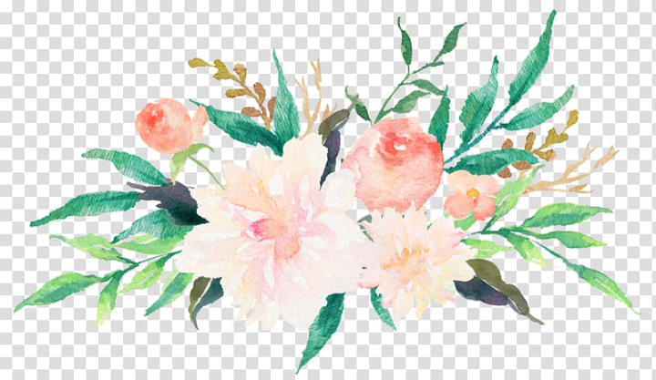 Free: White flowers, T-shirt Watercolor painting Logo Flower, mint flowers  transparent background PNG clipart 