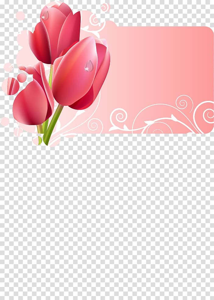 tulips border design
