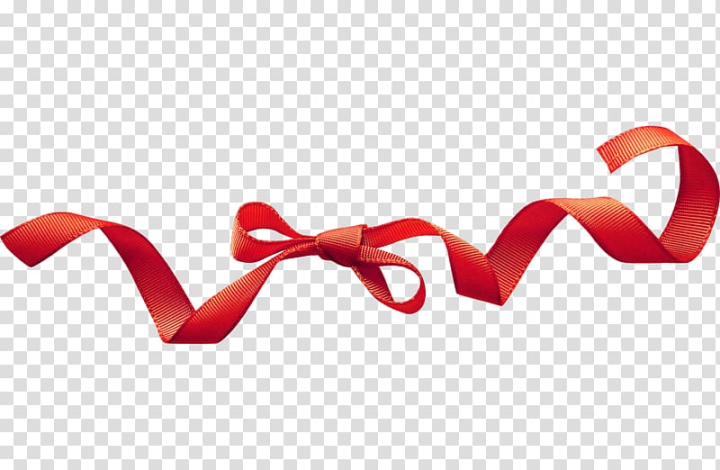 Free: Christmas Ribbon Clipart Orange - Gold Bow And Ribbon, Transparent   
