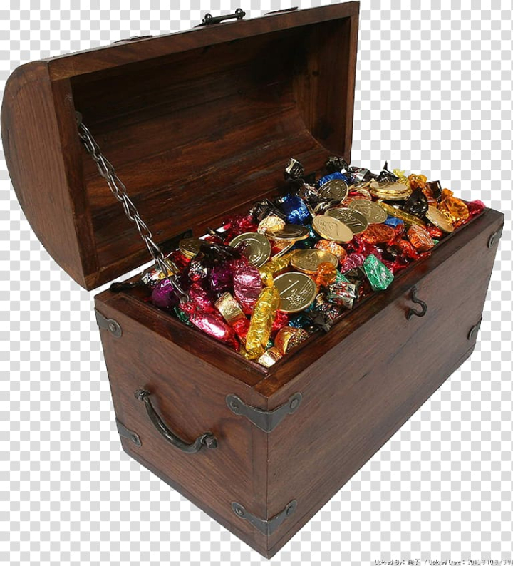 Open treasure chest stock photo containing box and chest