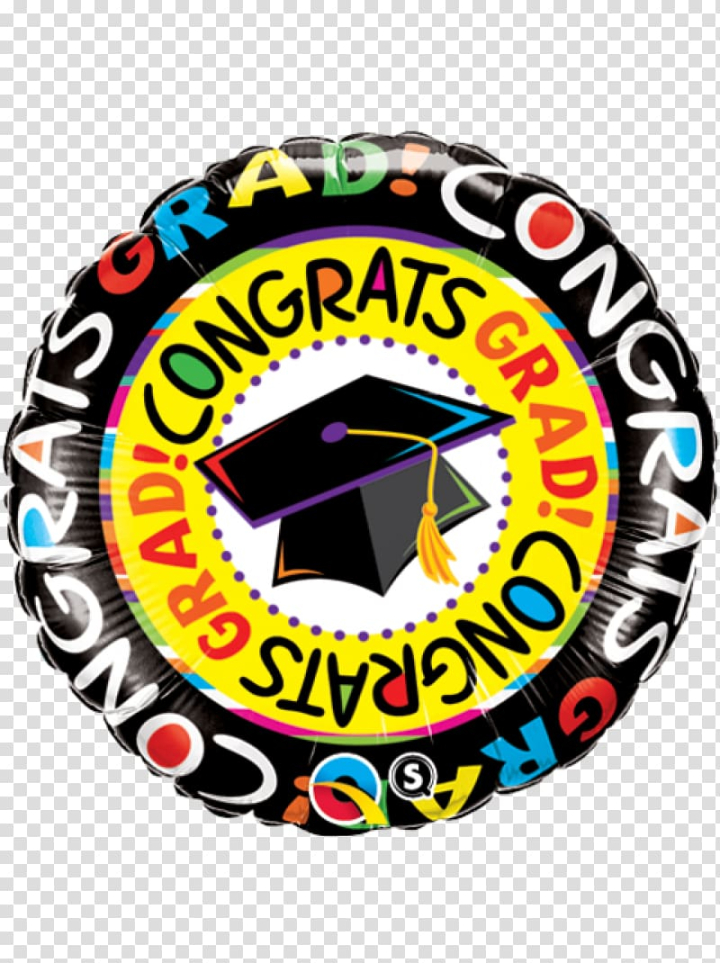 Free: Graduation ceremony Mylar balloon Diploma Gift, congrats grads  transparent background PNG clipart 