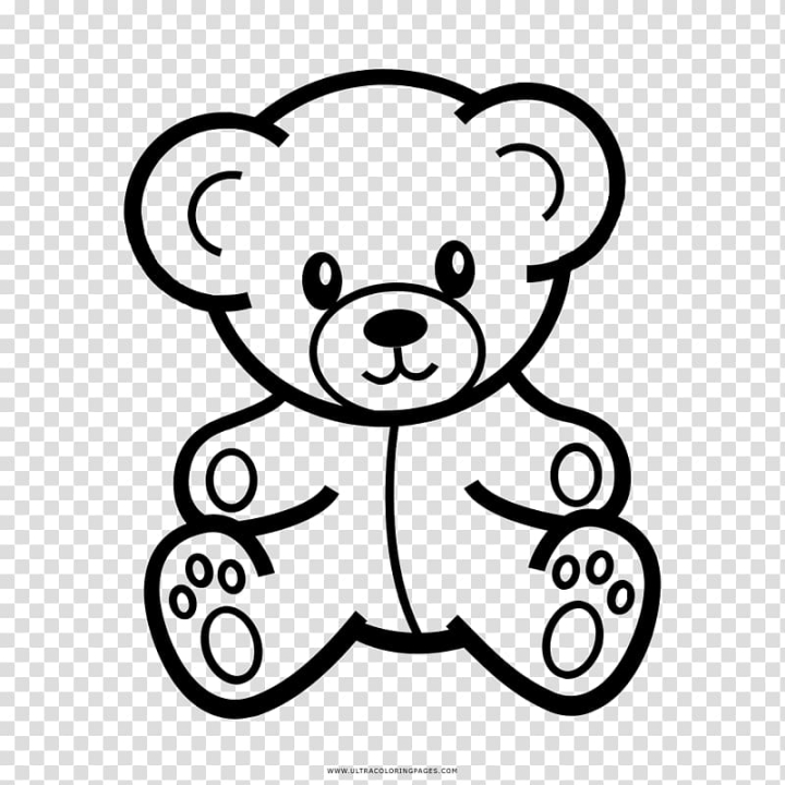 Free: Teddy bear Stuffed Animals & Cuddly Toys Drawing Plush, color pages  transparent background PNG clipart 