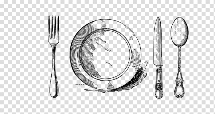 Picture Freeuse Download Drawn Fork Butter  Knife And Fork Line Drawing  HD Png Download  vhv